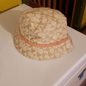 Authentic Coach Signature Bucket Hat